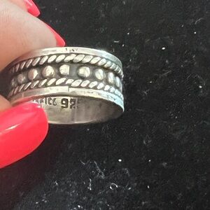 925 STERLING SILVER MEXICO BAND.  THICK VINTAGE